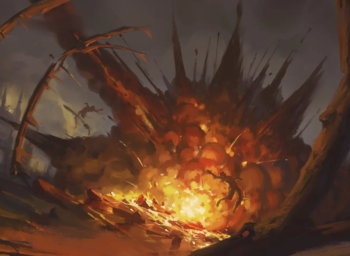 말레딕션 공식 삽화 — Cataclysmic Blast adj