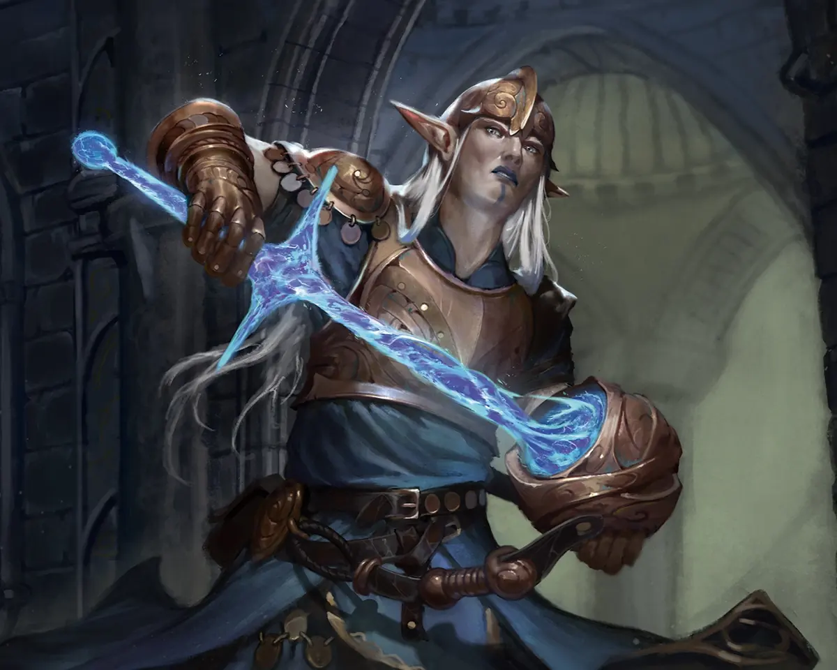말레딕션 공식 삽화 — Virtahn Battlecaster 1