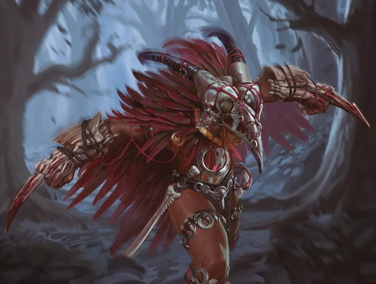 말레딕션 공식 삽화 — BoneclawRaider scaled