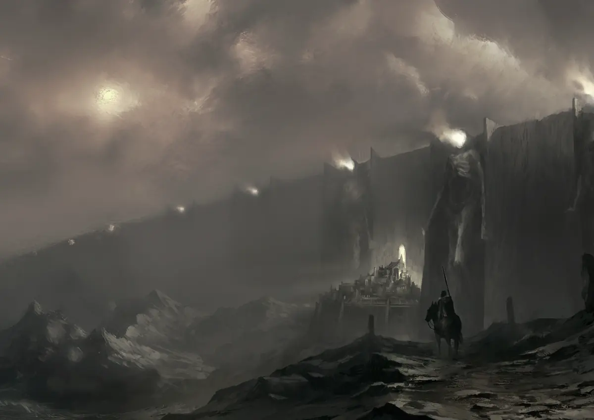 말레딕션 공식 삽화 — Wall of Galdrun 1